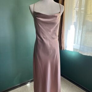 Elegant Mauve Slip Dress